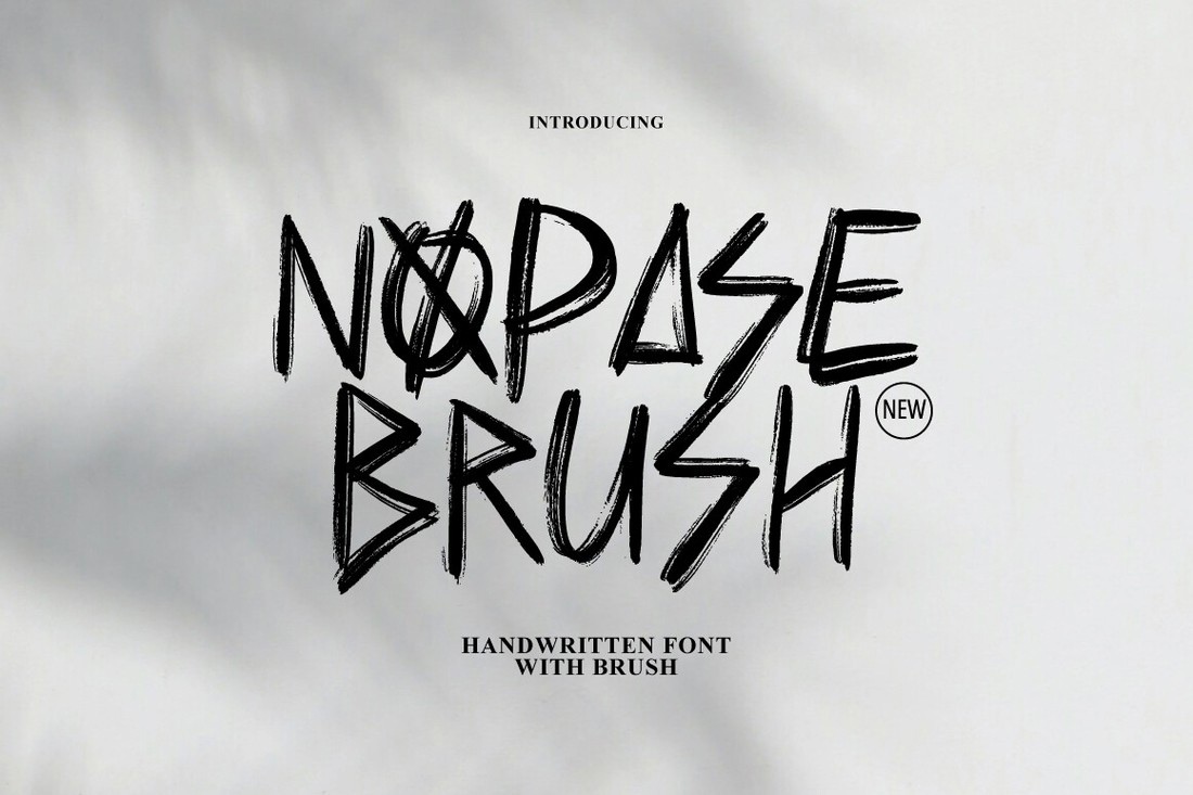 Font Nopase Brush