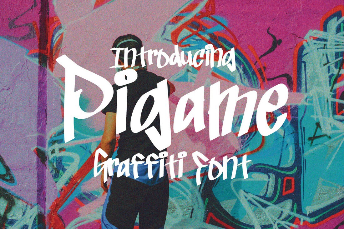 Font Pigame Graffiti