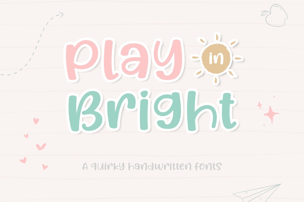 Font Play in Bright