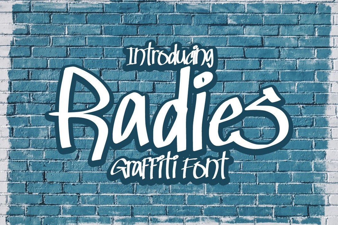 Font Radies Graffiti