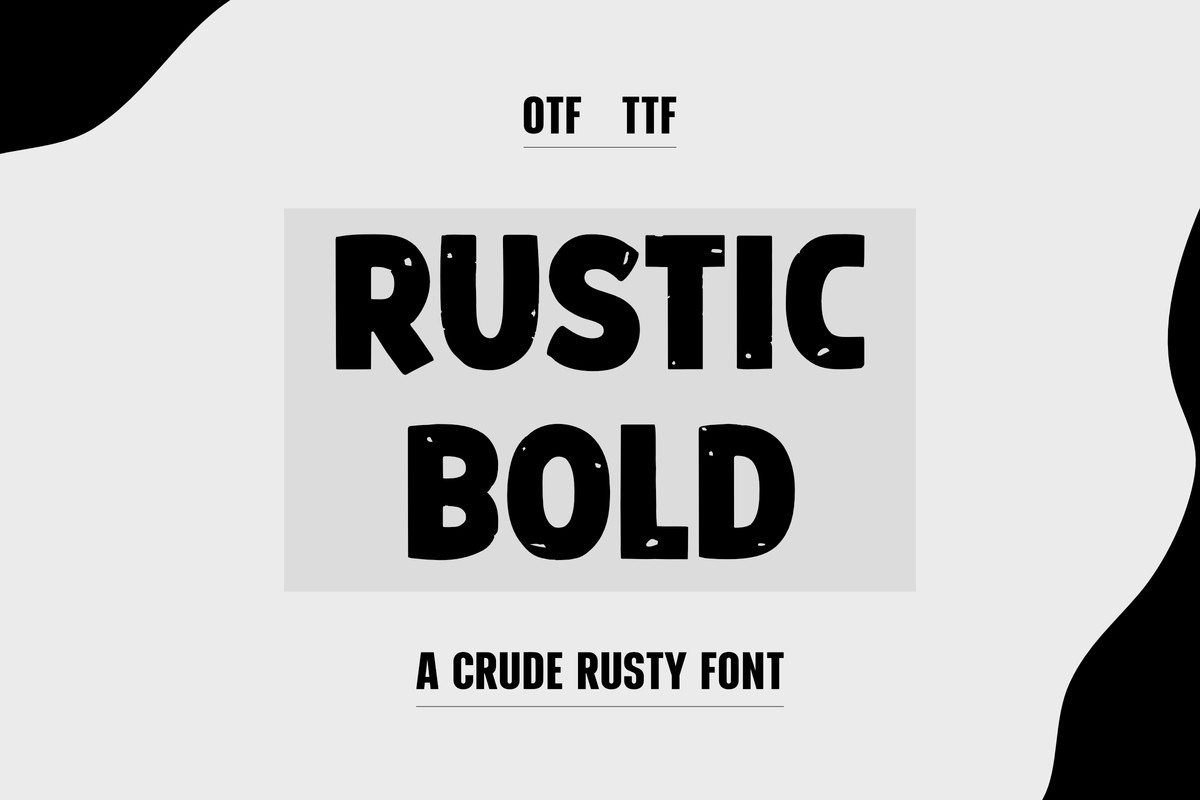 Font Rustic Bold