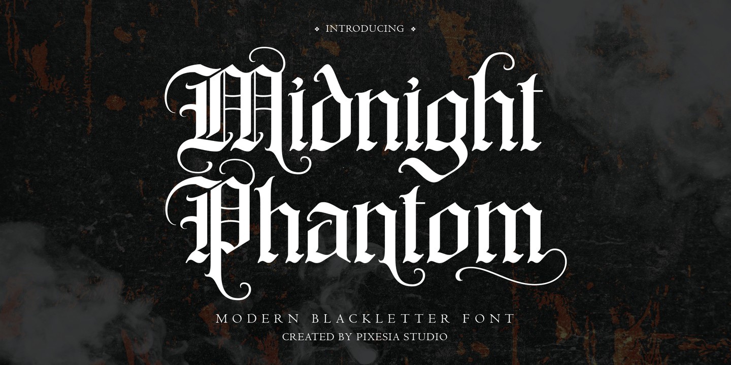 Font Midnight Phantom