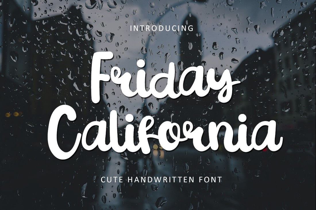 Font Friday California