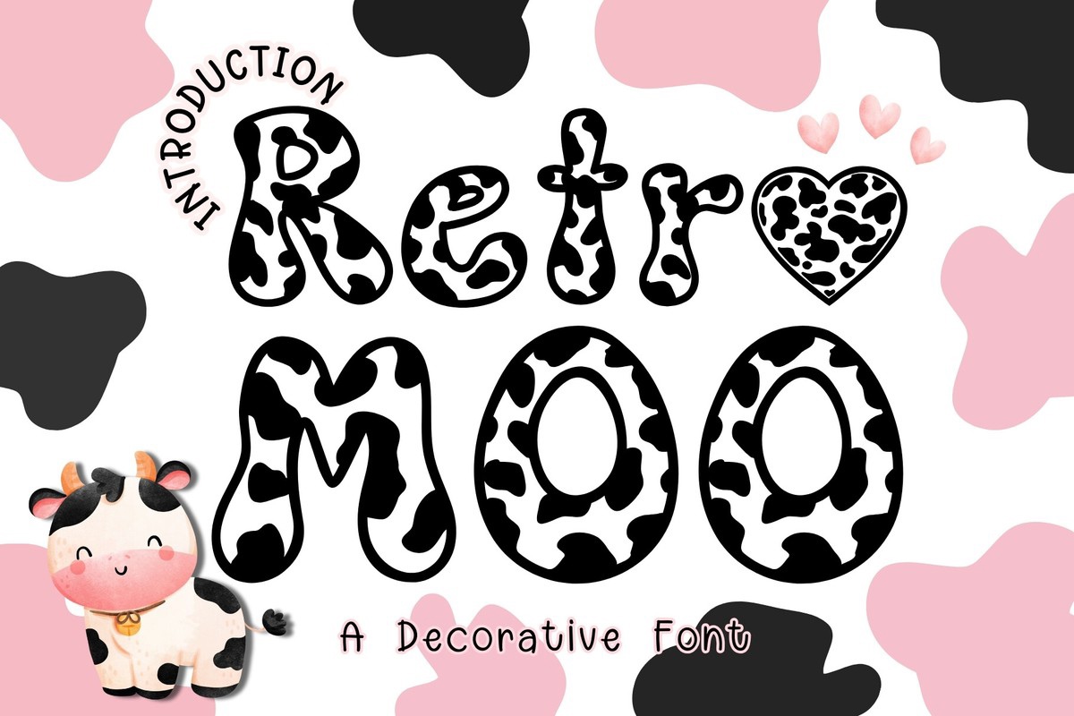 Font Retro Moo